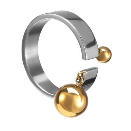женское кольцо EKONIKA PREMIUM (арт. PM47138-silver-gold-22L)